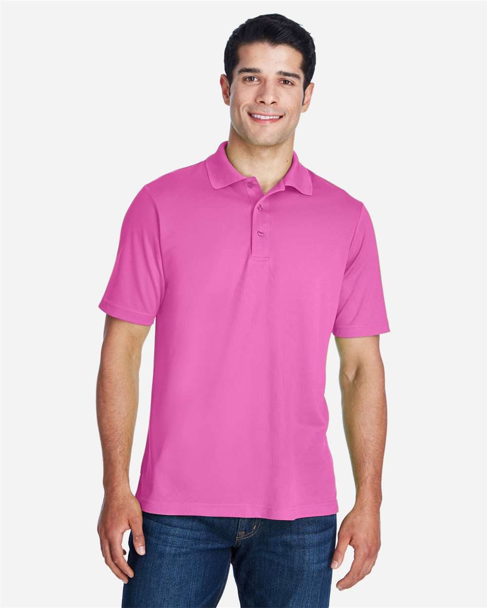 Men's Origin Performance Piqué Polo – 88181 – Charity Pink