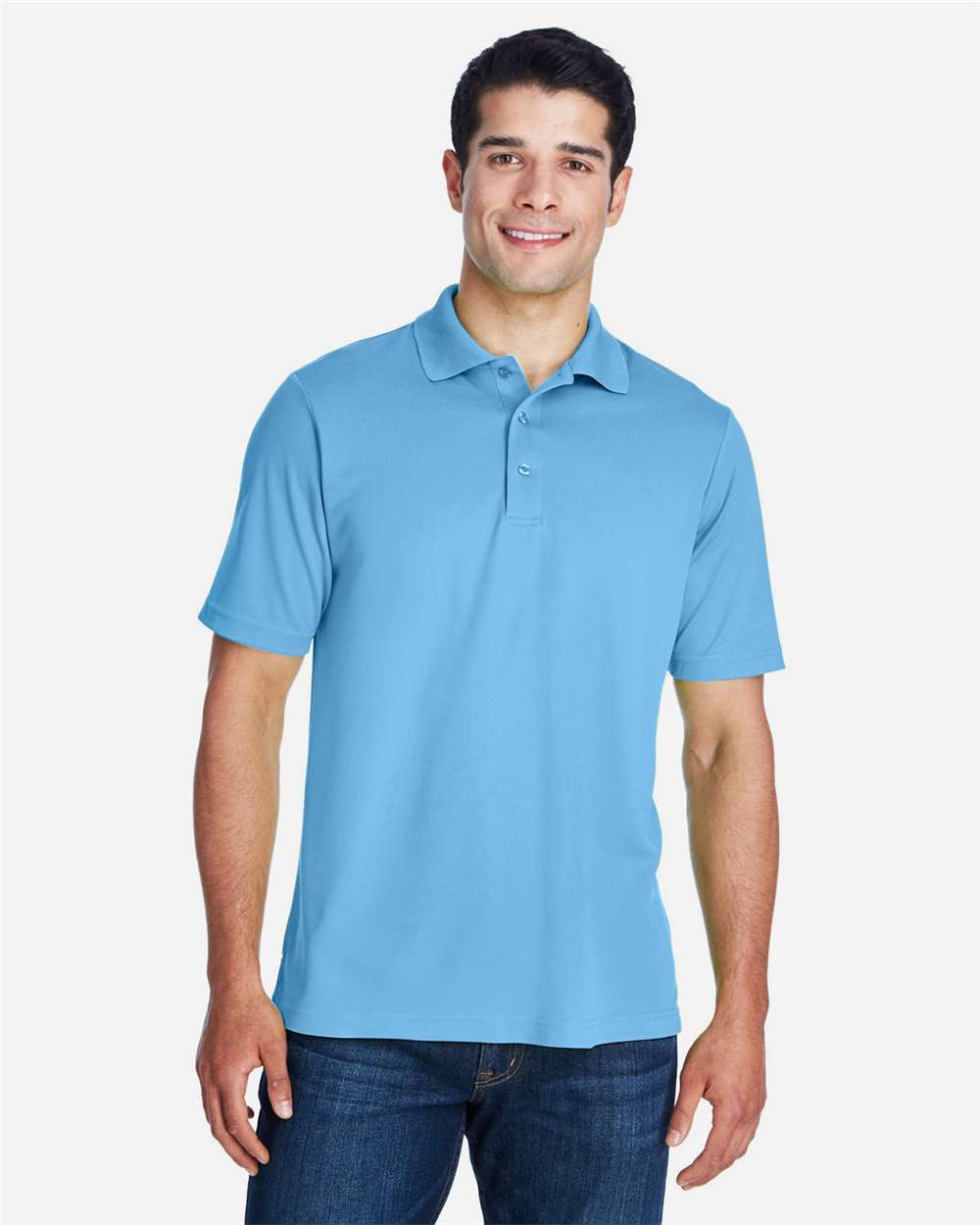 Men's Origin Performance Piqué Polo – 88181 – Columbia Blue