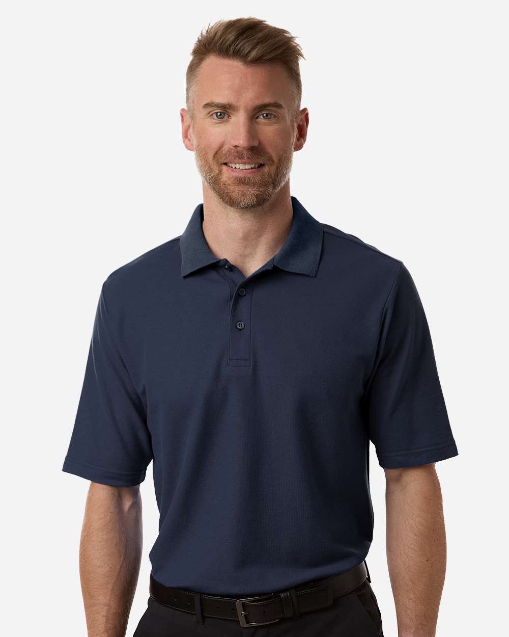 Men's Resolve CVC Performance Pique Polo – CE106 – Classic Navy