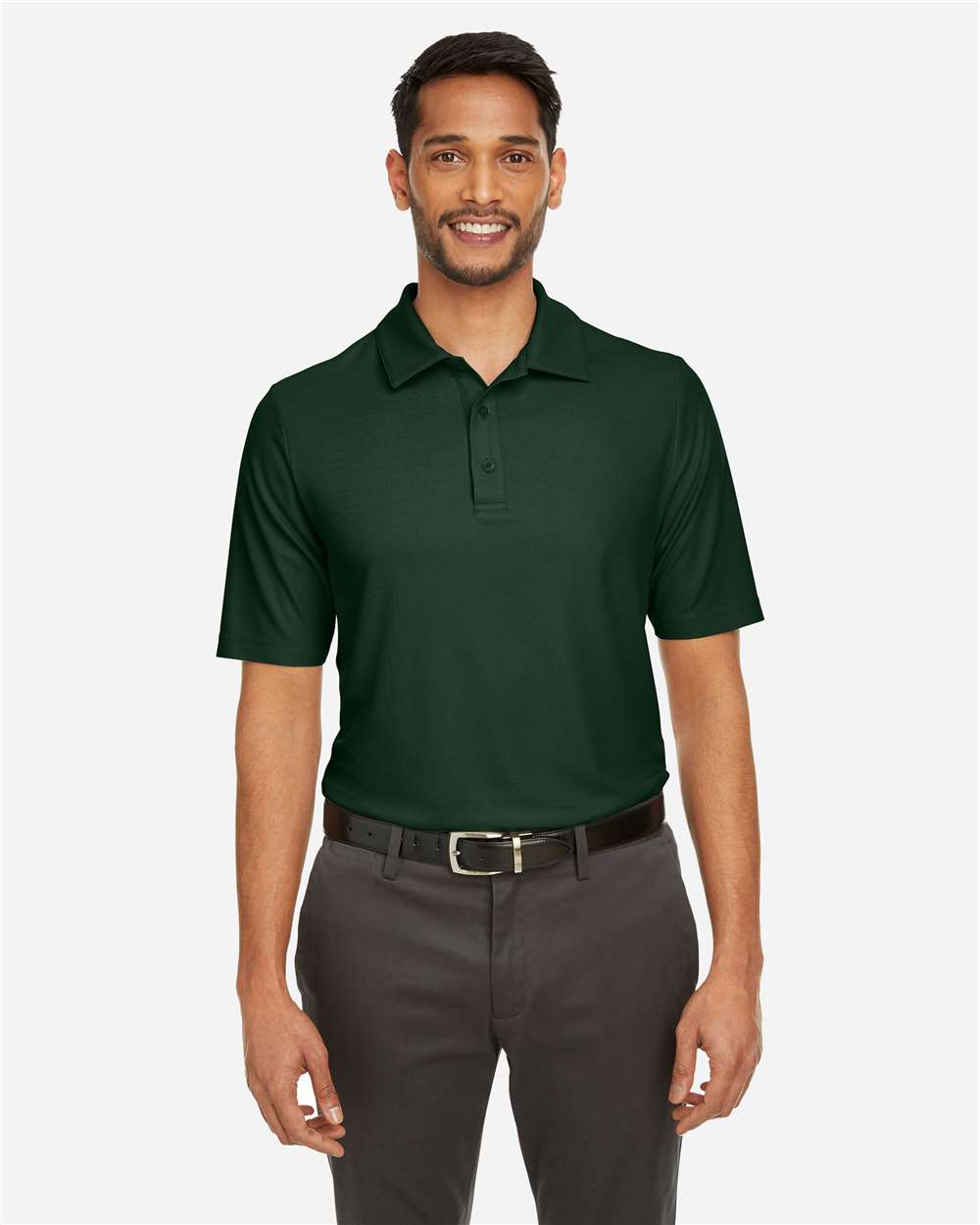 Men's Fusion ChromaSoft™ Pique Polo – CE112 – Forest