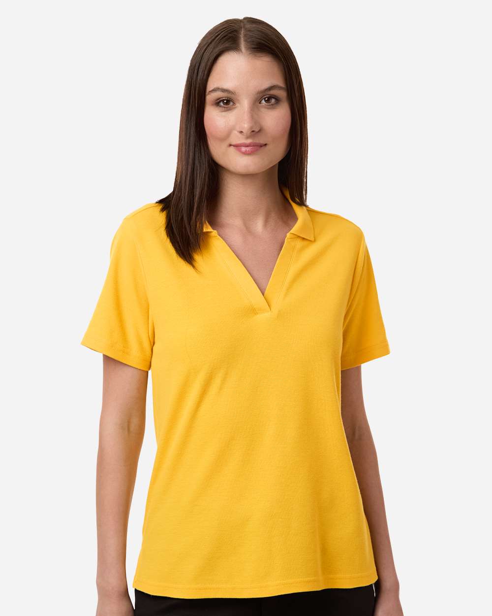 Women's Resolve CVC Performance Pique Polo – CE106W – Campus Gold