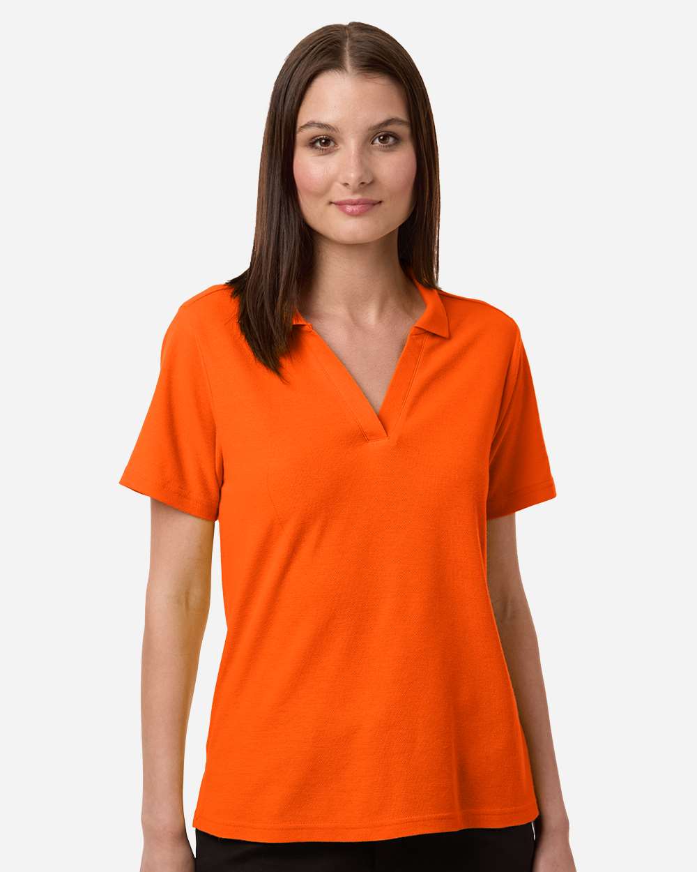 Women's Resolve CVC Performance Pique Polo – CE106W – Campus Orange