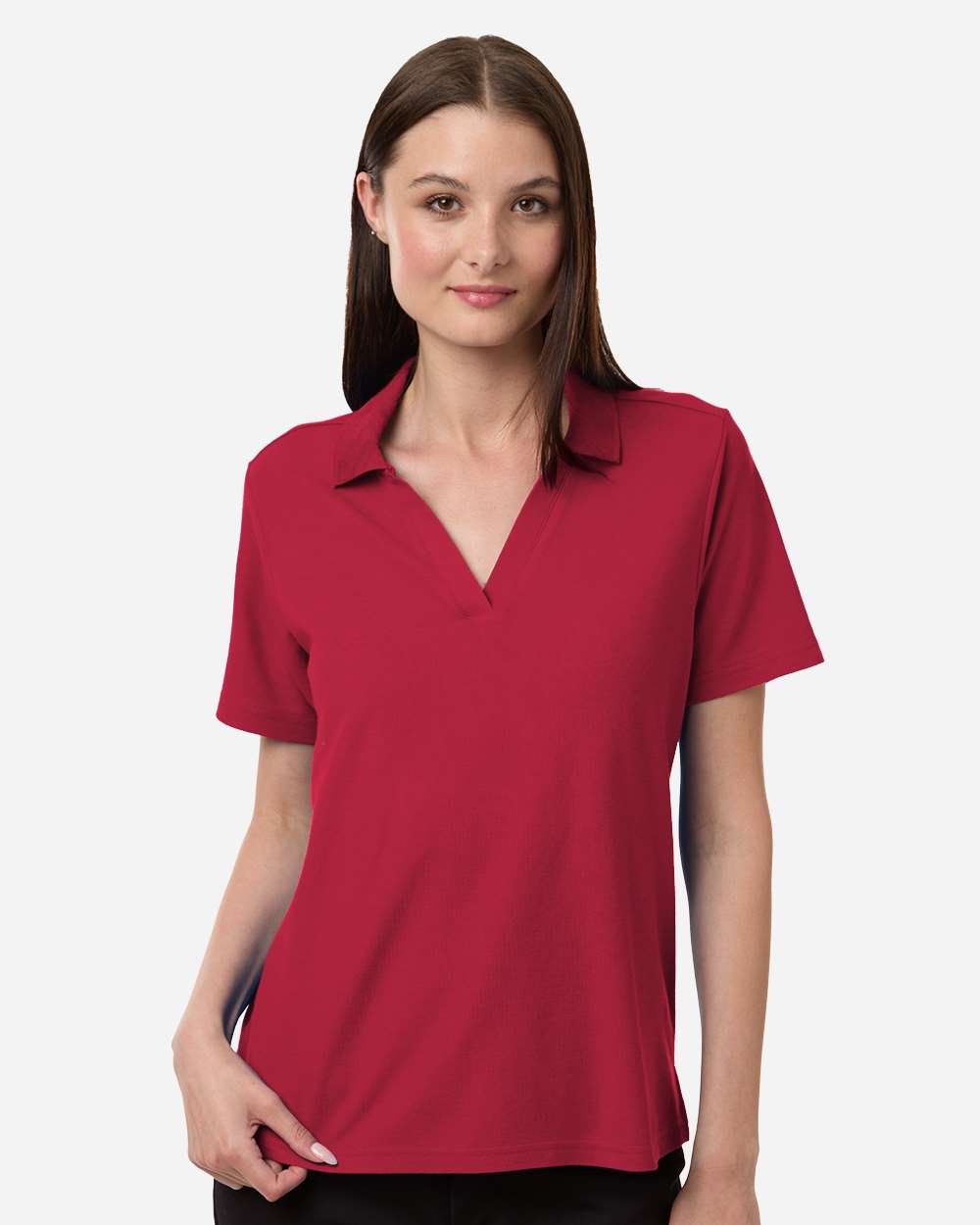 Women's Resolve CVC Performance Pique Polo – CE106W – Classic Red