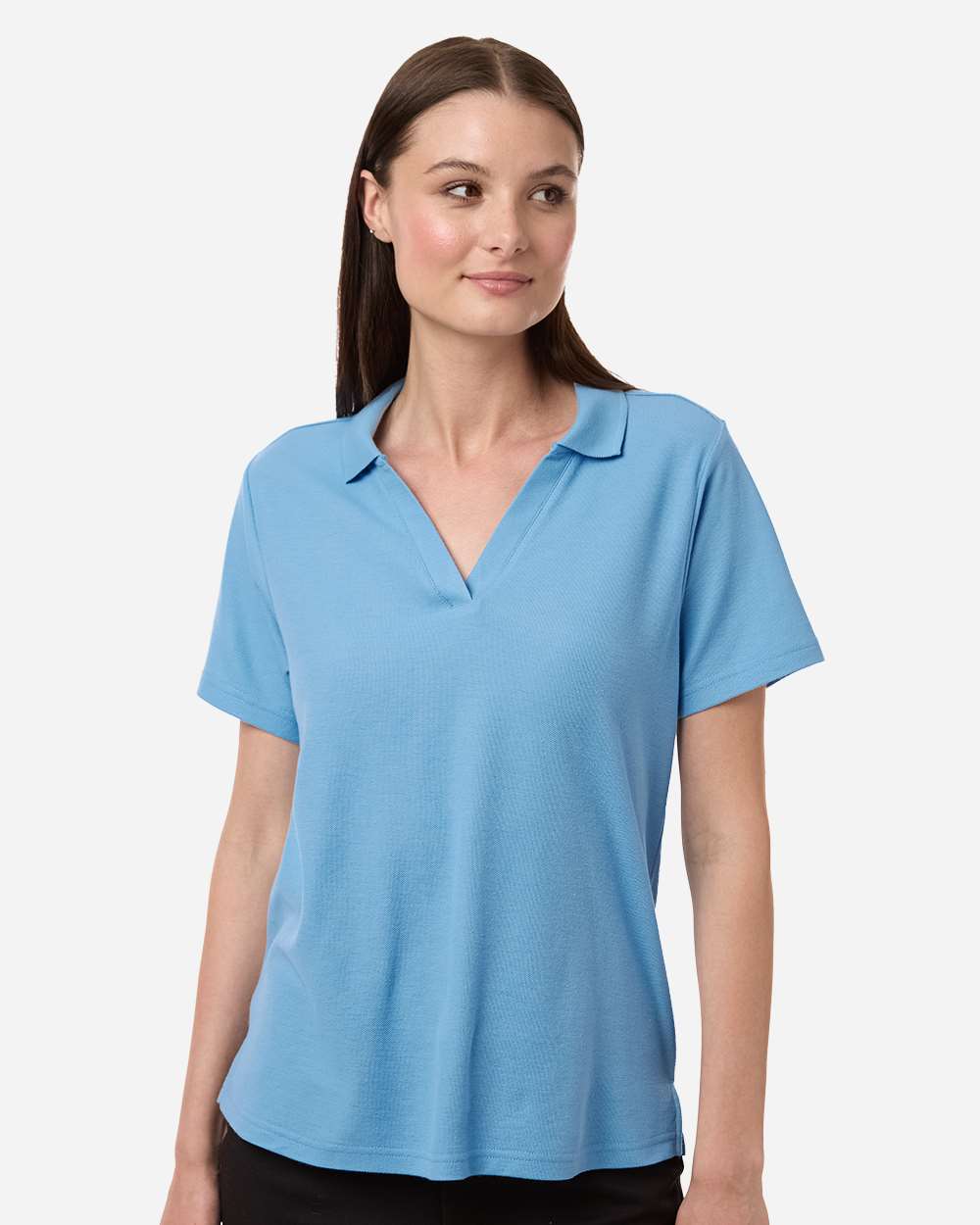 Women's Resolve CVC Performance Pique Polo – CE106W – Columbia Blue