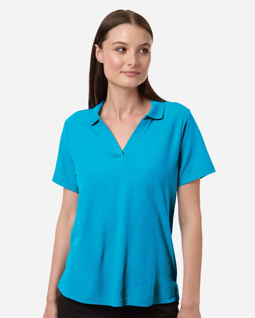 Women's Resolve CVC Performance Pique Polo – CE106W – Electric Blue