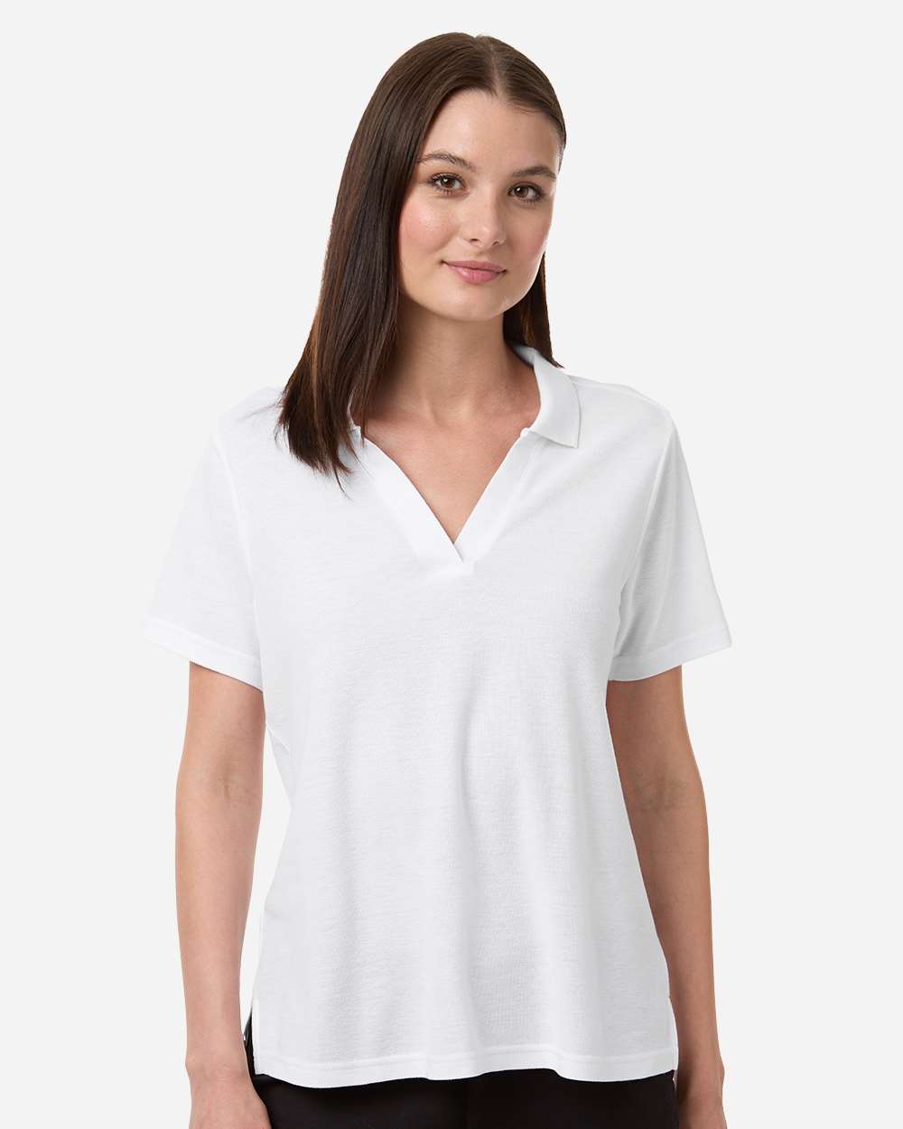 Women's Resolve CVC Performance Pique Polo – CE106W – White
