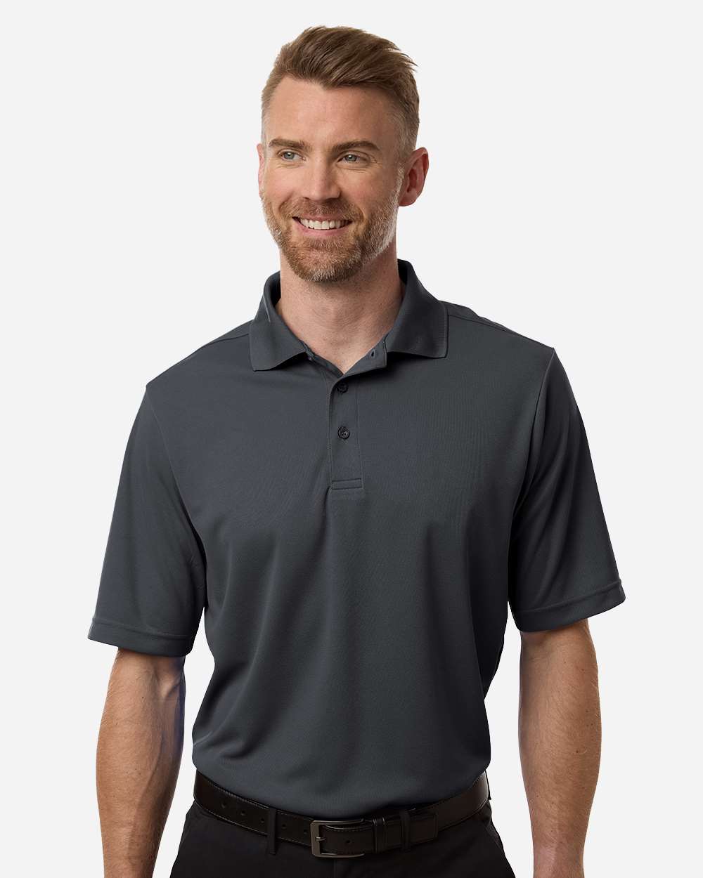 Men's Nova Performance Pique Polo – CE108 – Carbon