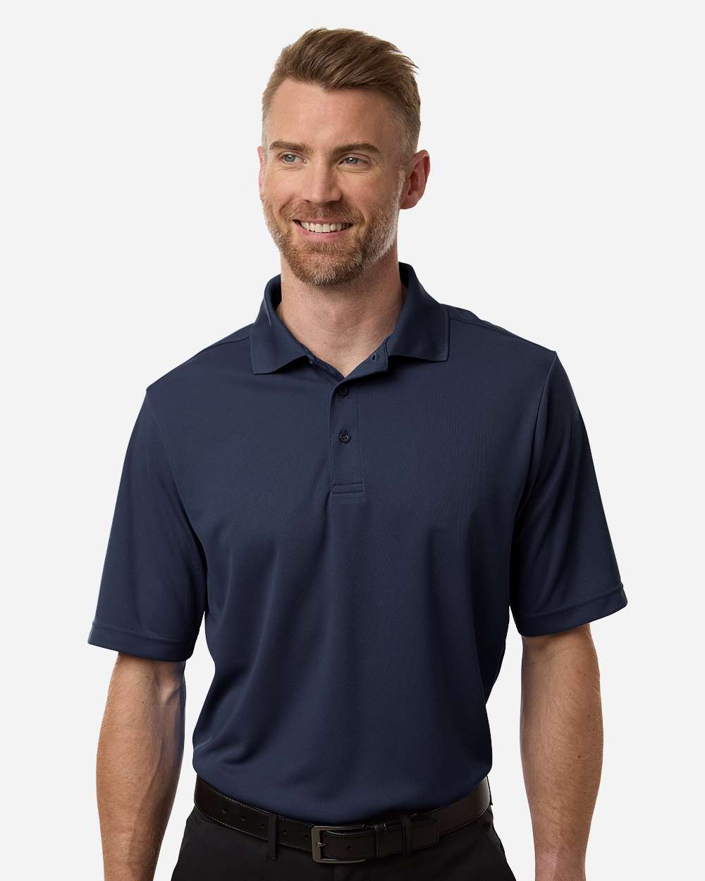 Men's Nova Performance Pique Polo – CE108 – Classic Navy