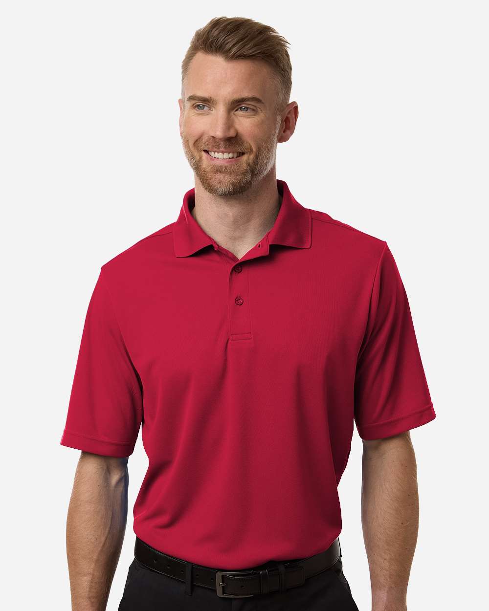 Men's Nova Performance Pique Polo – CE108 – Classic Red