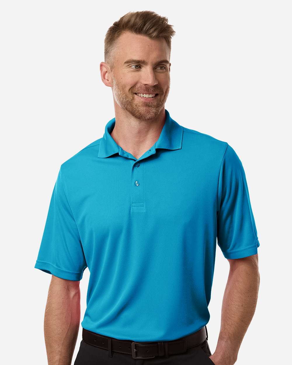 Men's Nova Performance Pique Polo – CE108 – Electric Blue