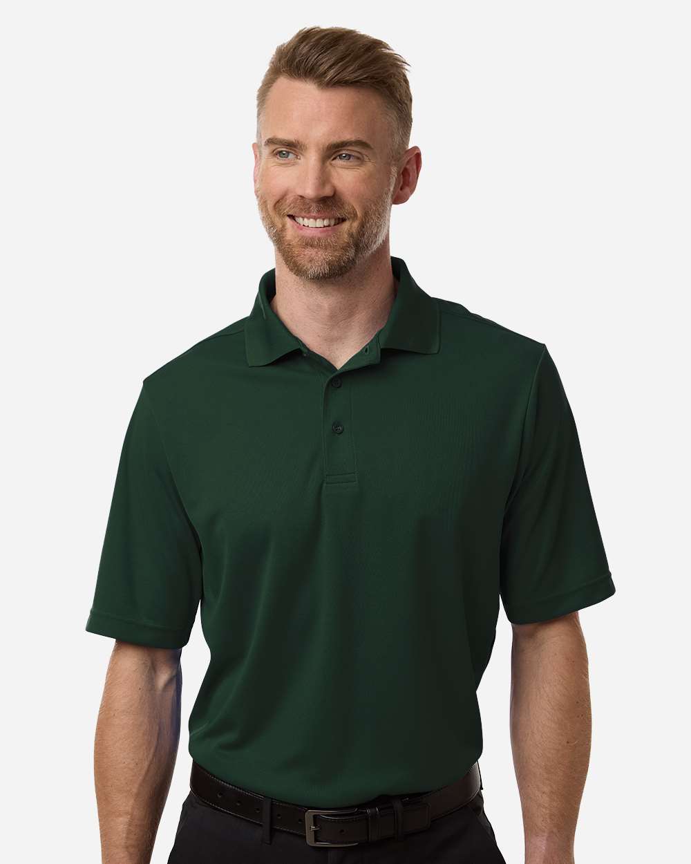 Men's Nova Performance Pique Polo – CE108 – Forest