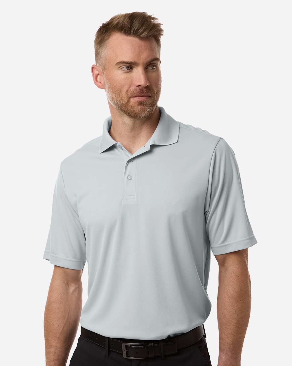 Men's Nova Performance Pique Polo – CE108 – Platinum