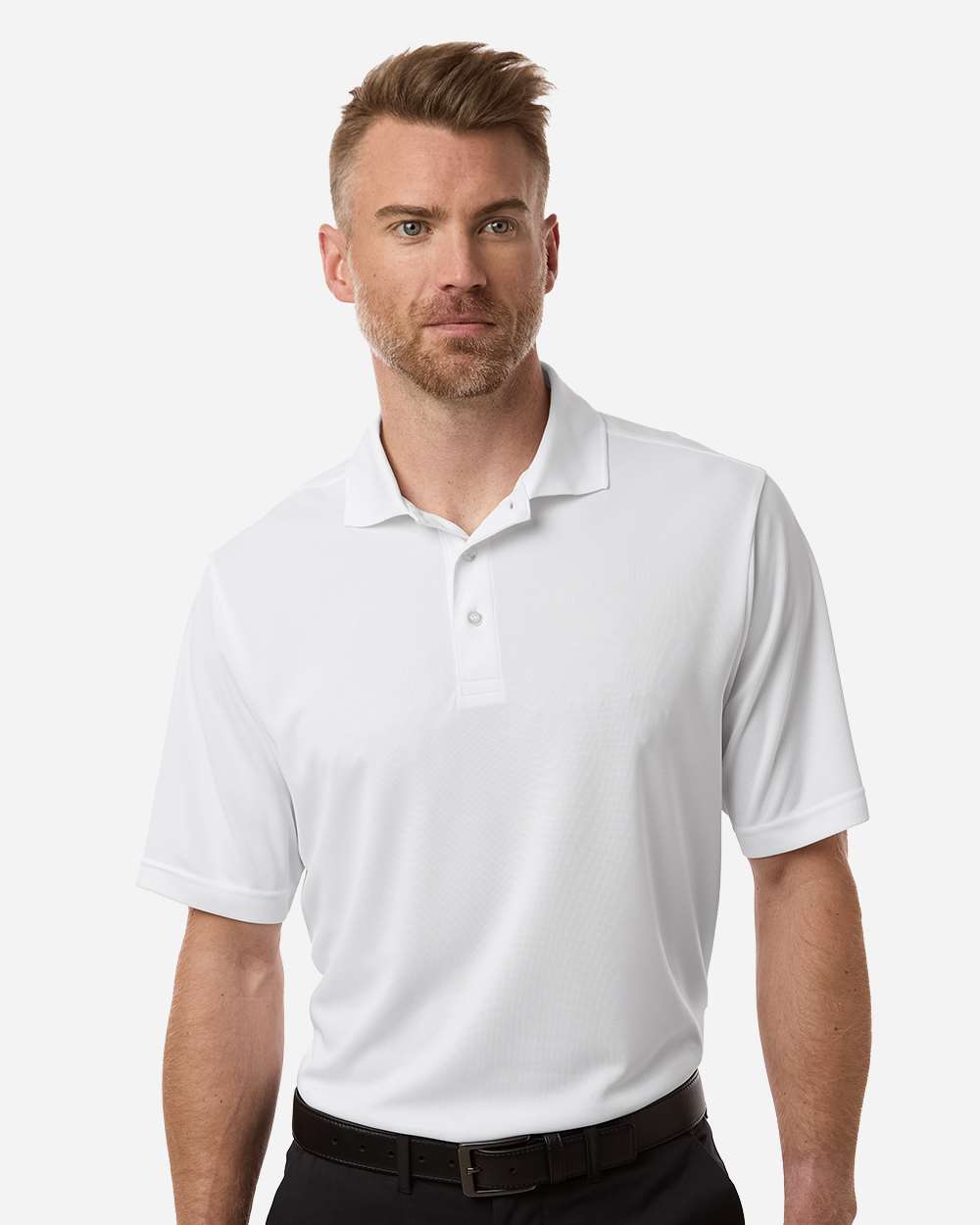 Men's Nova Performance Pique Polo – CE108 – White