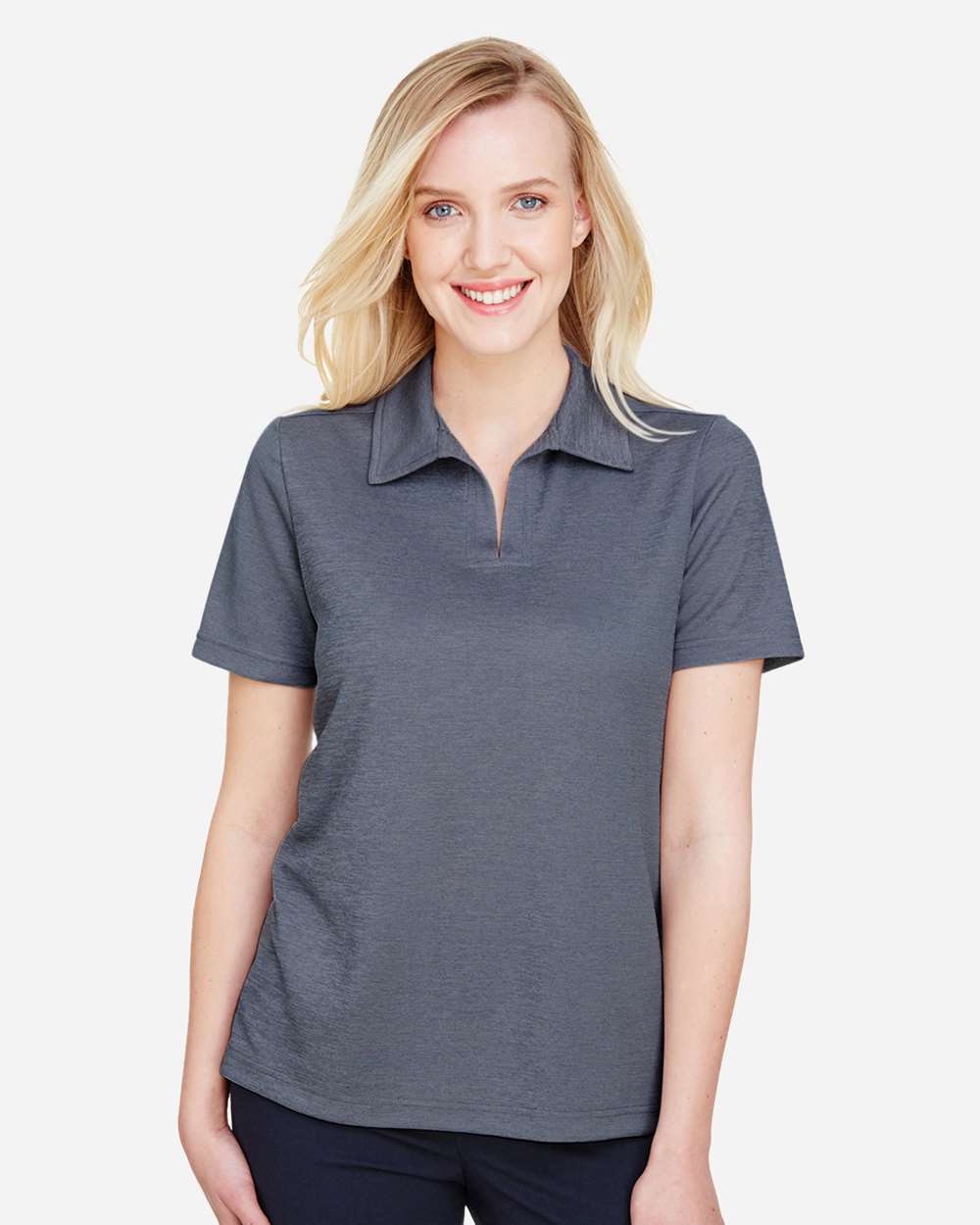 Women's CrownLux Performance® Address Melange Polo – DG22W