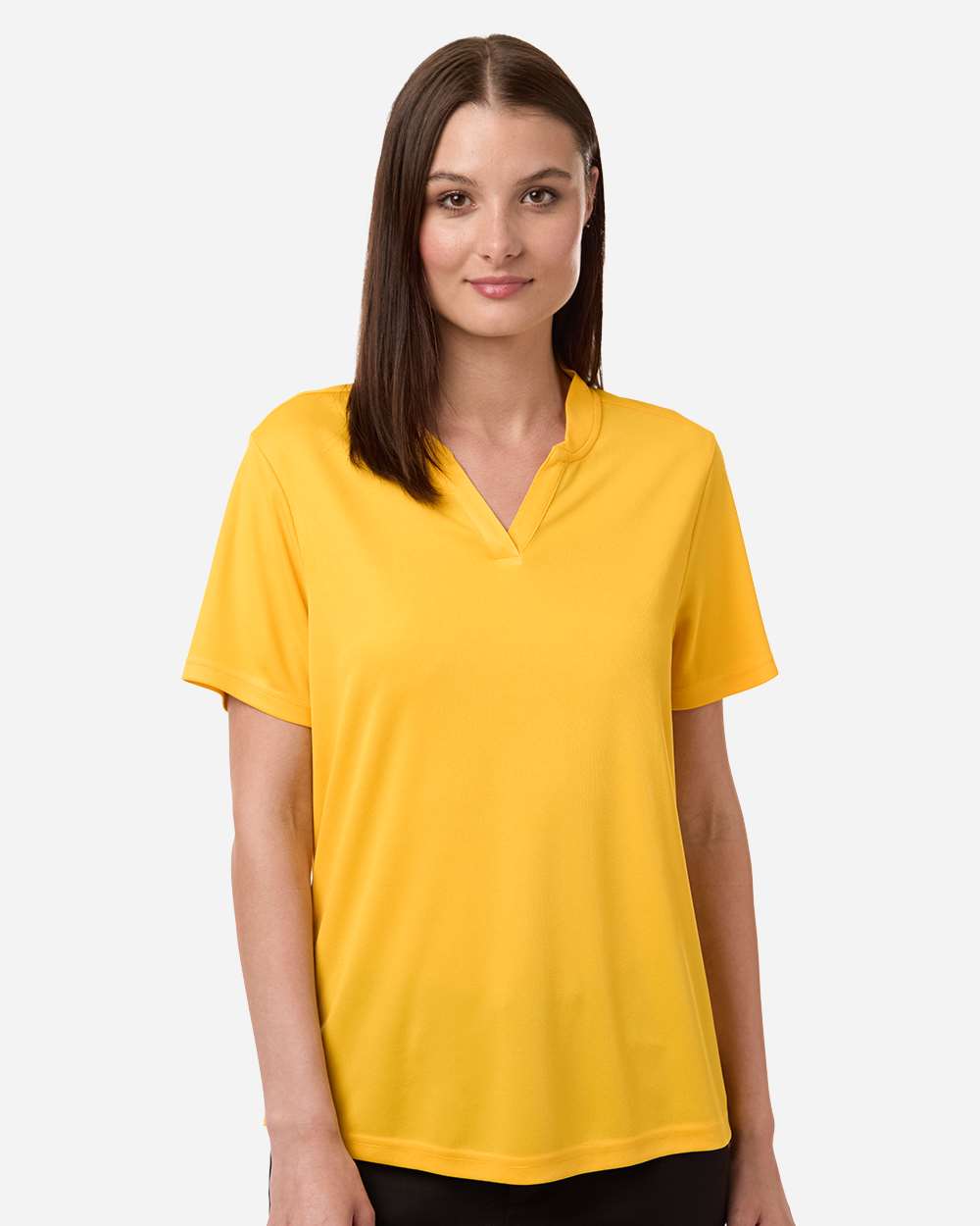 Women's Nova Performance Pique Polo – CE108W – Campus Gold