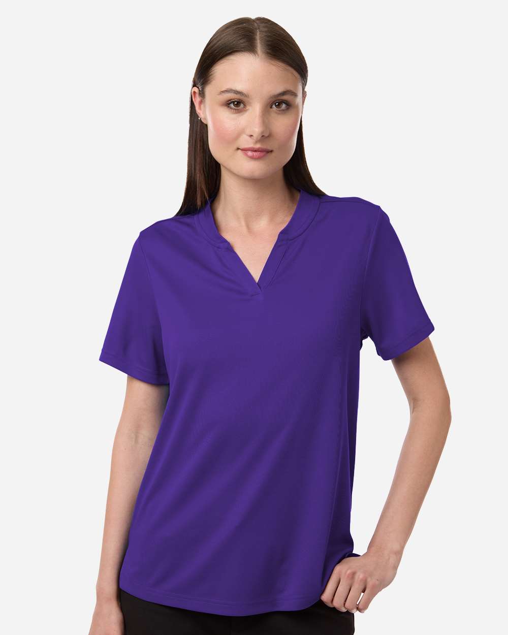 Women's Nova Performance Pique Polo – CE108W – Campus Purple