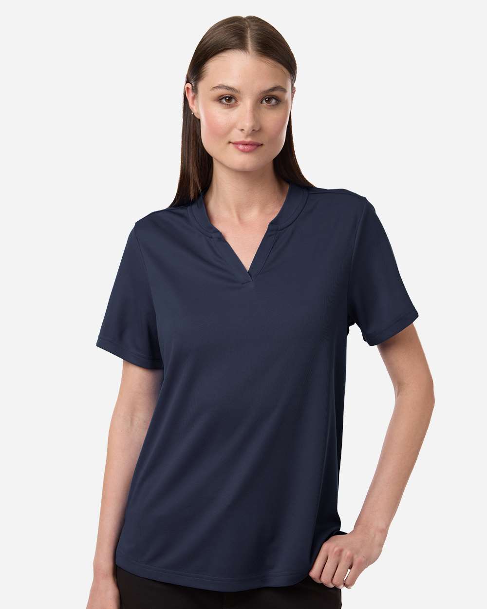 Women's Nova Performance Pique Polo – CE108W – Classic Navy