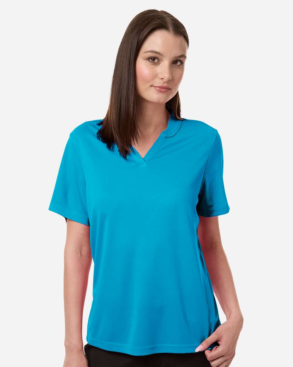 Women's Nova Performance Pique Polo – CE108W – Electric Blue