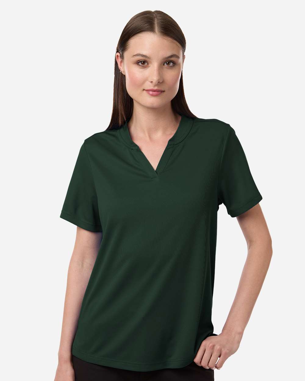 Women's Nova Performance Pique Polo – CE108W – Forest