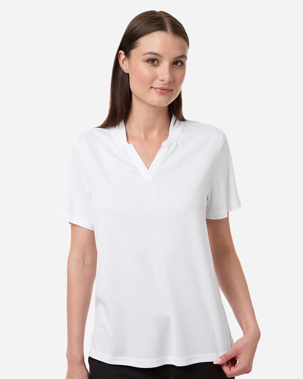 Women's Nova Performance Pique Polo – CE108W – White