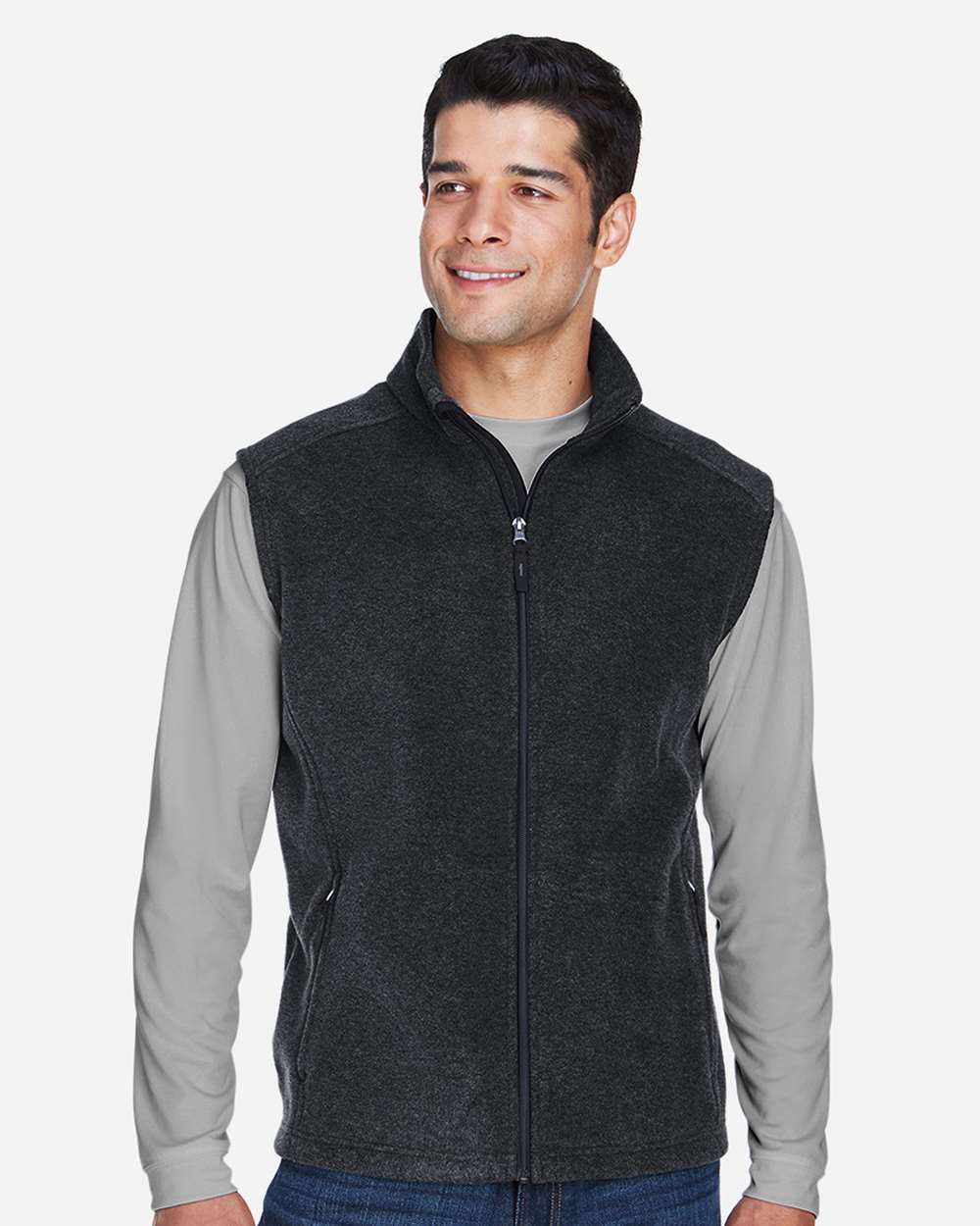 Men's Journey Fleece Vest – 88191 – Heather Charcoal