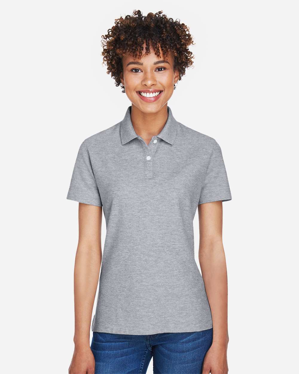 Women's DRYTEC20™ Performance Polo – DG150W – Grey Heather