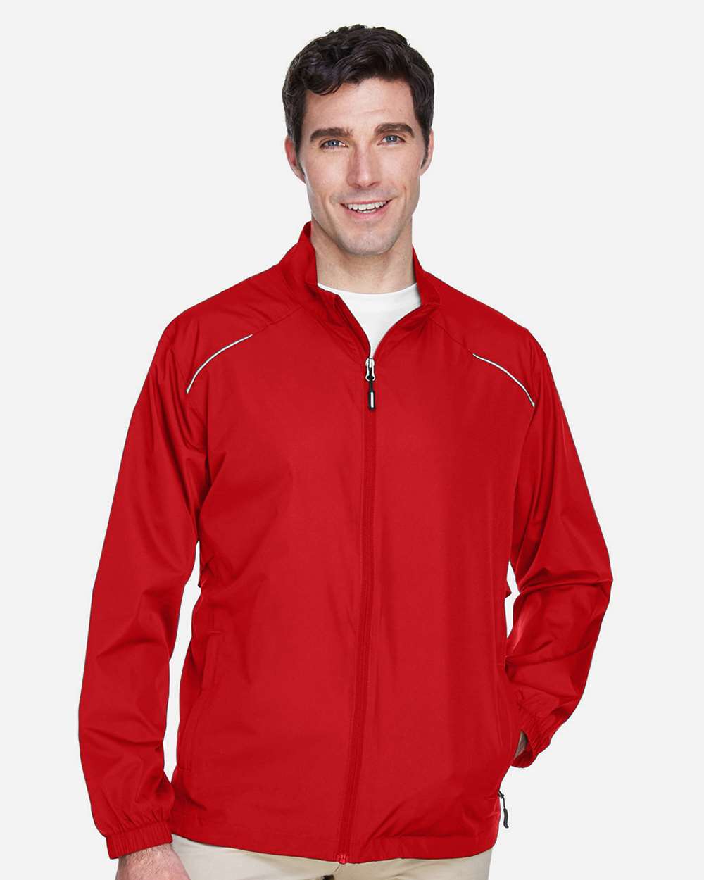 Men's Techno Lite Motivate Unlined Lightweight Jacket – 88183 – Classic Red