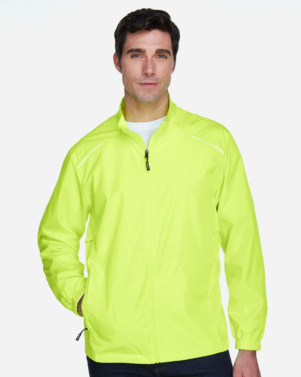 Men's Techno Lite Motivate Unlined Lightweight Jacket – 88183 – Safety Yellow