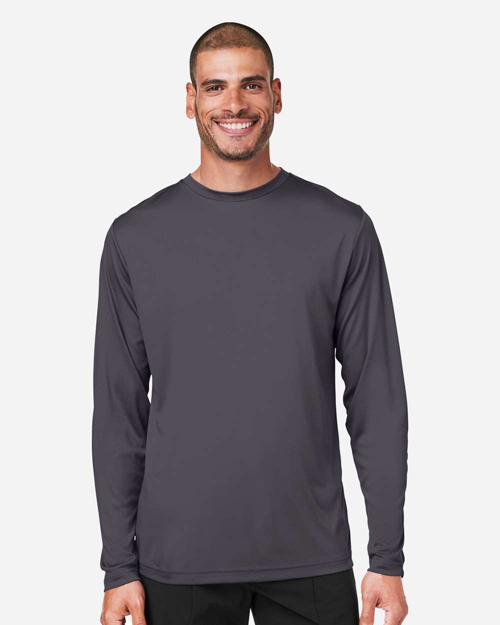 Unisex Capital Long Sleeve Performance T-Shirt – CE10L – Carbon