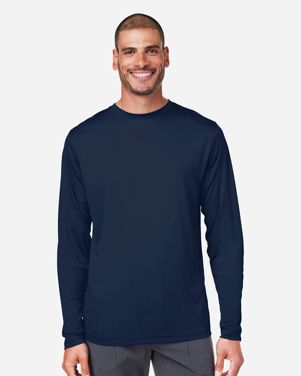 Unisex Capital Long Sleeve Performance T-Shirt – CE10L – Classic Navy