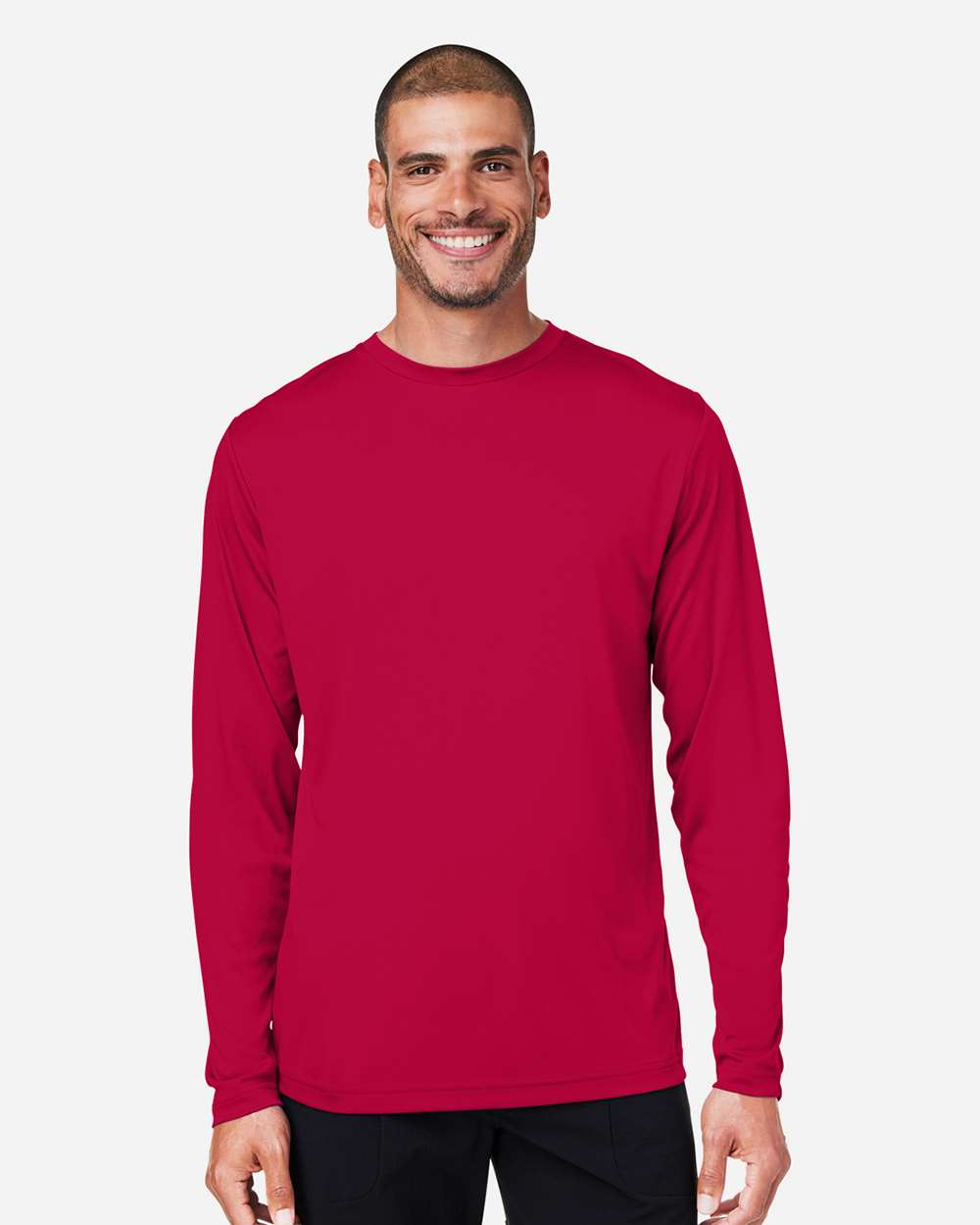 Unisex Capital Long Sleeve Performance T-Shirt – CE10L – Classic Red