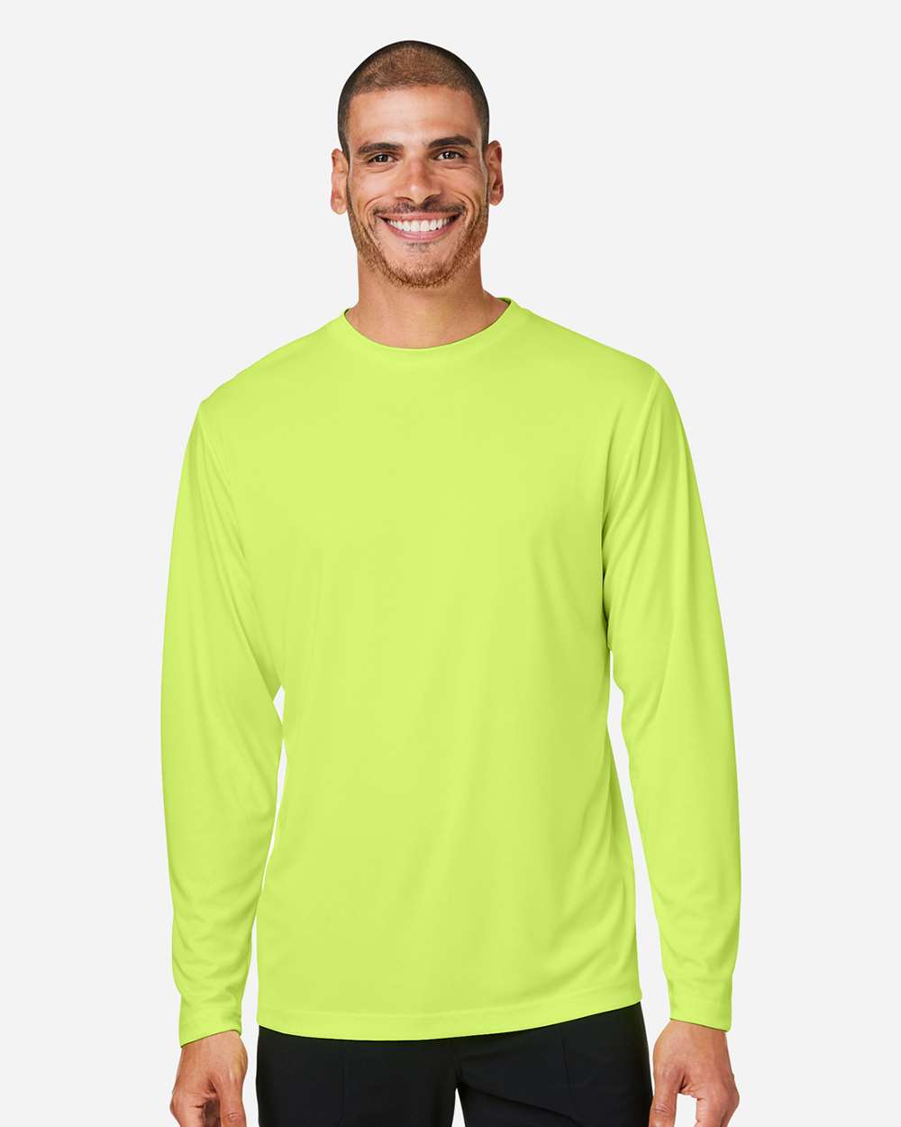 Unisex Capital Long Sleeve Performance T-Shirt – CE10L – Safety Yellow