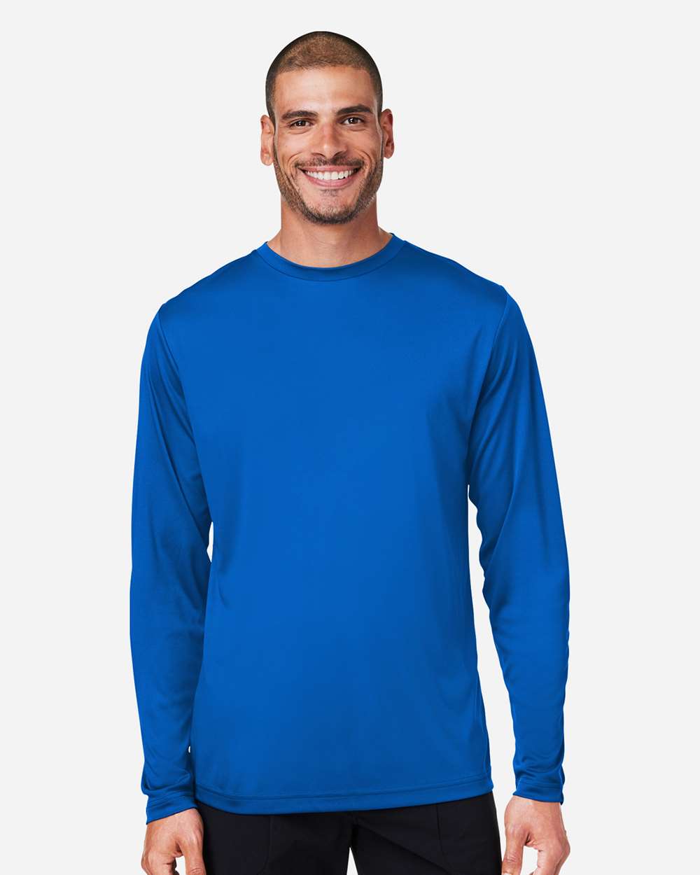 Unisex Capital Long Sleeve Performance T-Shirt – CE10L – True Royal