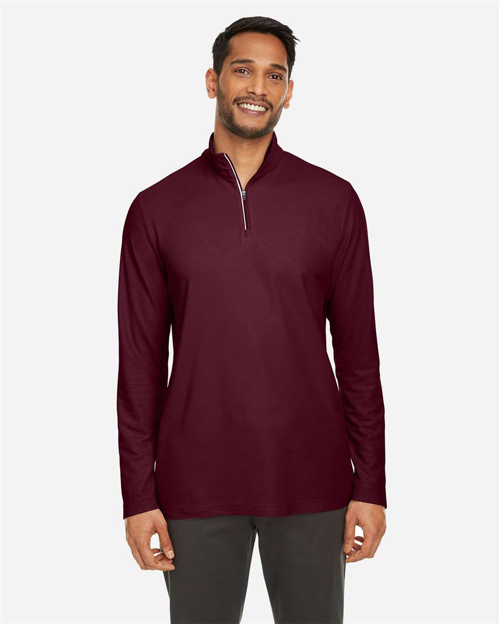 Men's Fusion ChromaSoft™ Pique Quarter-Zip Pullover – CE405
