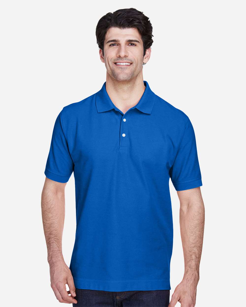 Men's Pima Piqué Polo – D100