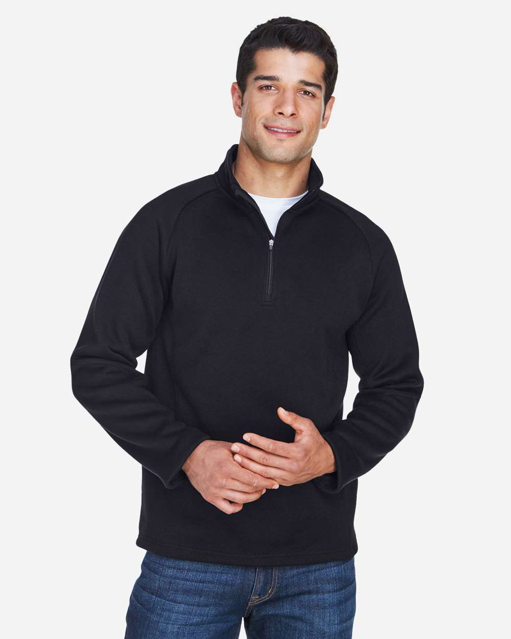 Unisex Bristol Sweater Fleece Quarter-Zip Pullover – DG792