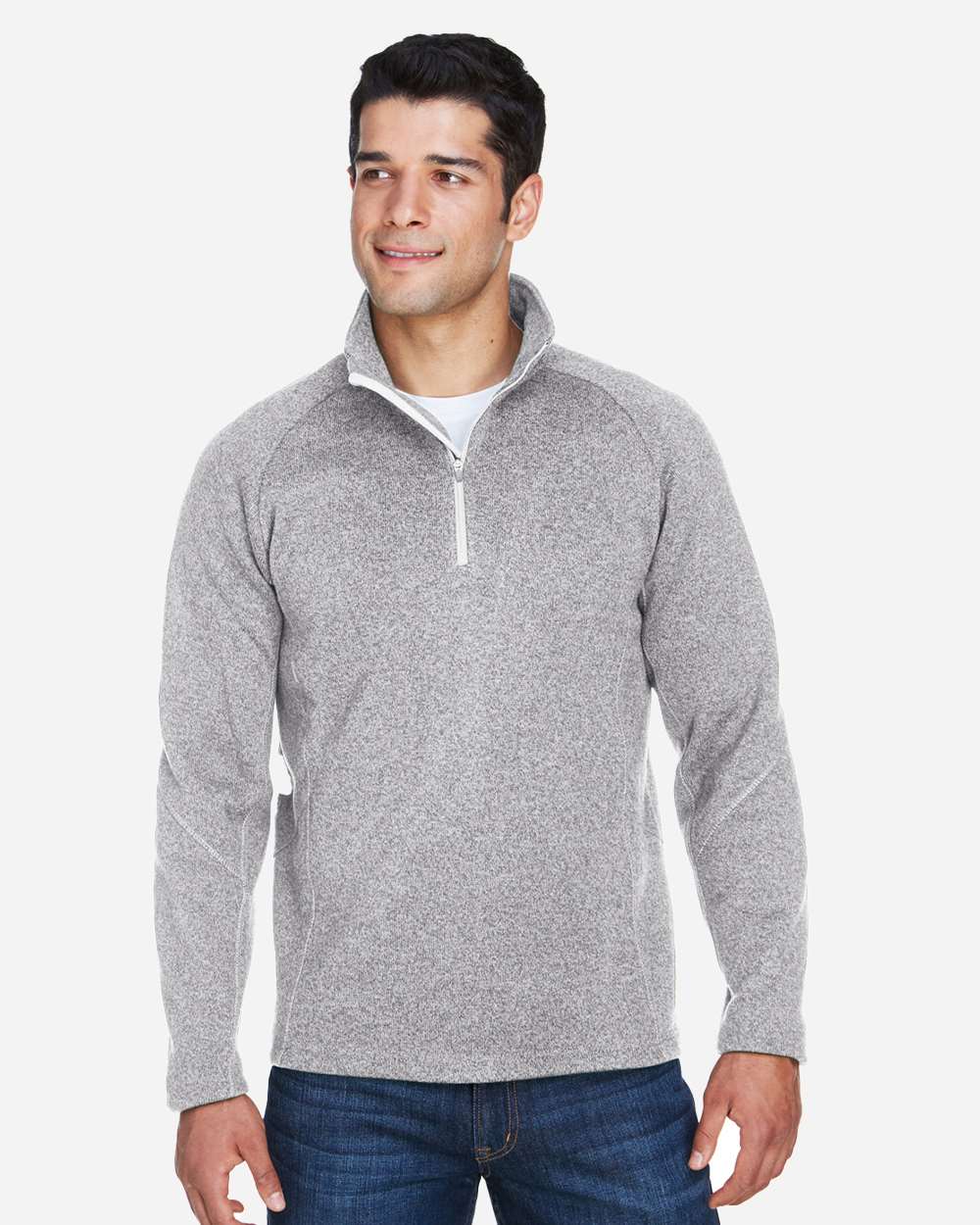 Unisex Bristol Sweater Fleece Quarter-Zip Pullover – DG792
