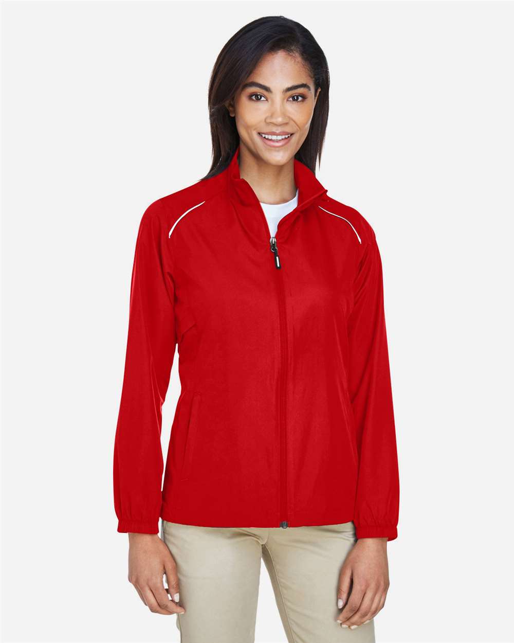 Women's Techno Lite Motivate Unlined Lightweight Jacket – 78183 – Classic Red