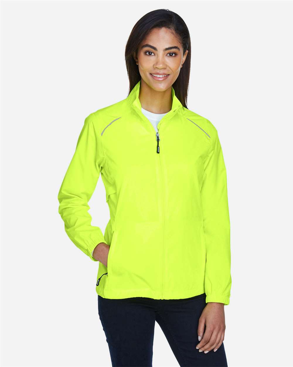 Women's Techno Lite Motivate Unlined Lightweight Jacket – 78183 – Safety Yellow