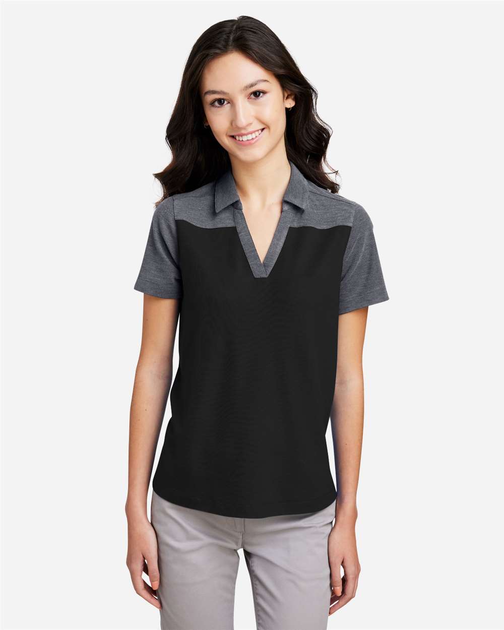 Women's Fusion ChromaSoft™ Colorblock Polo – CE112CW