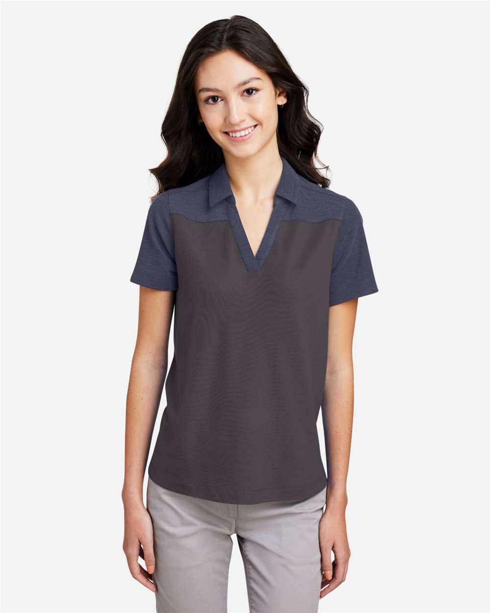 Women's Fusion ChromaSoft™ Colorblock Polo – CE112CW