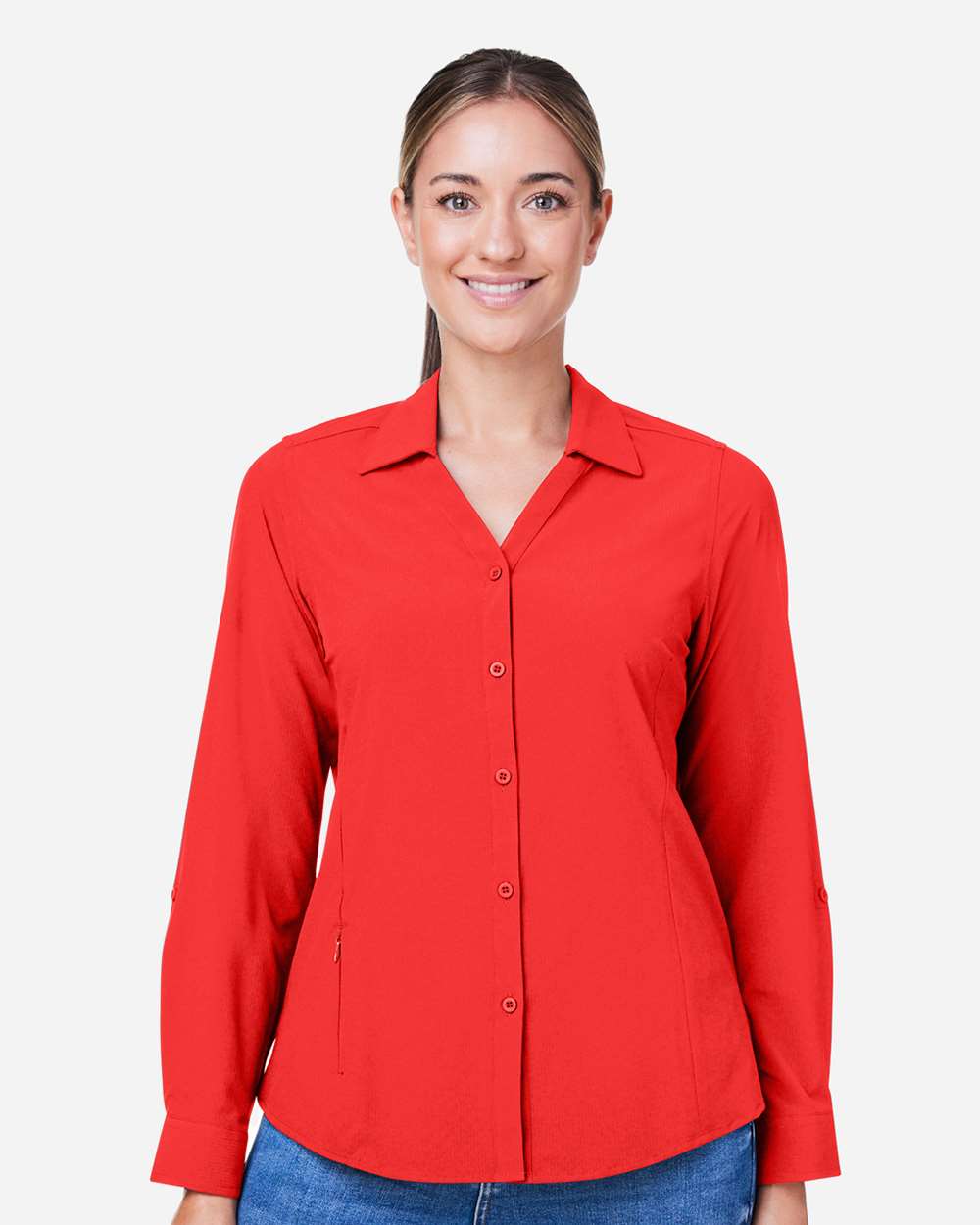 Women's Ultra UVP® Marina Shirt – CE510LW – Marina Red