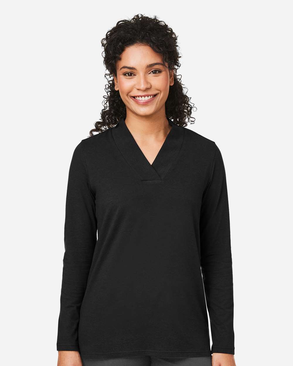Women's Raleigh Shawl Collar Knit Top – DP121W