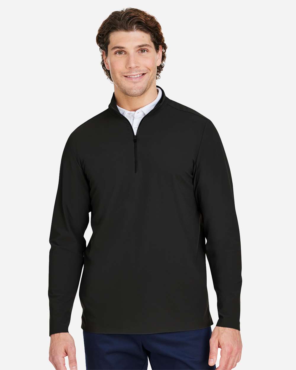 Men's CrownLux Performance® Windsor Welded Quarter-Zip Pullover – DG410
