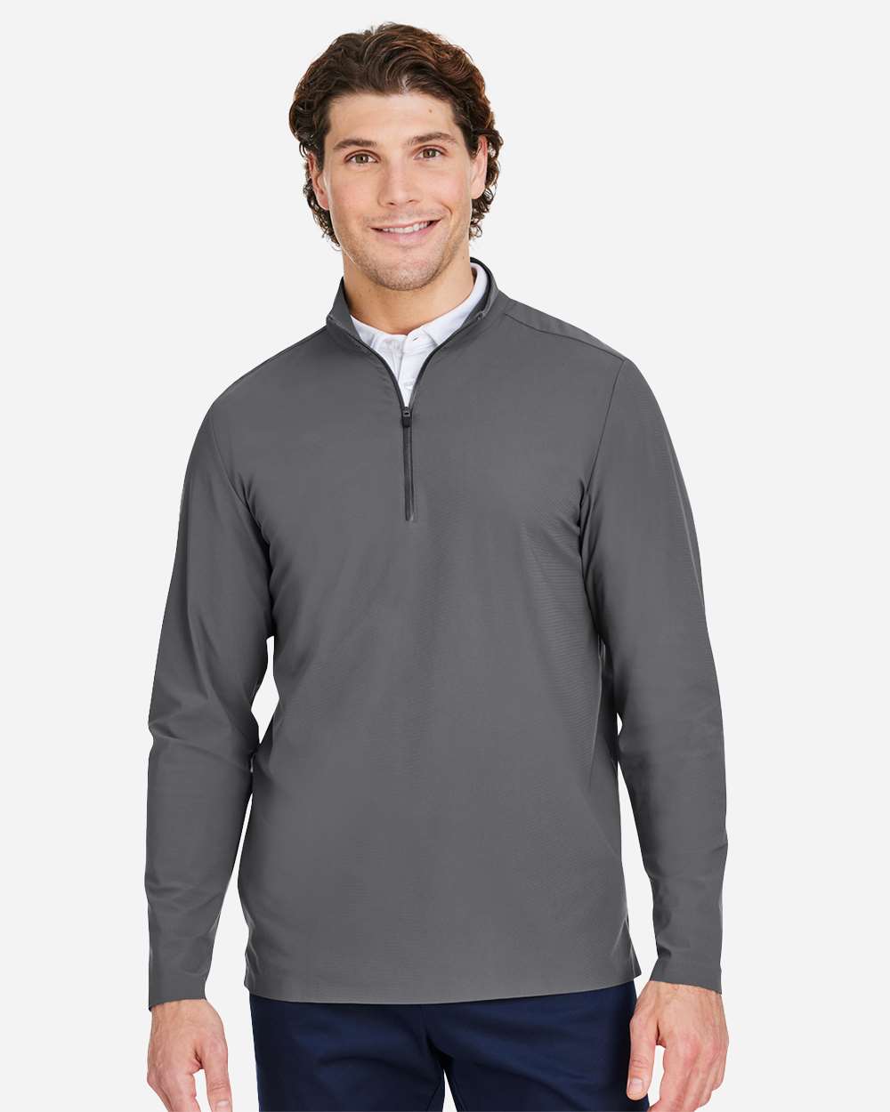 Men's CrownLux Performance® Windsor Welded Quarter-Zip Pullover – DG410