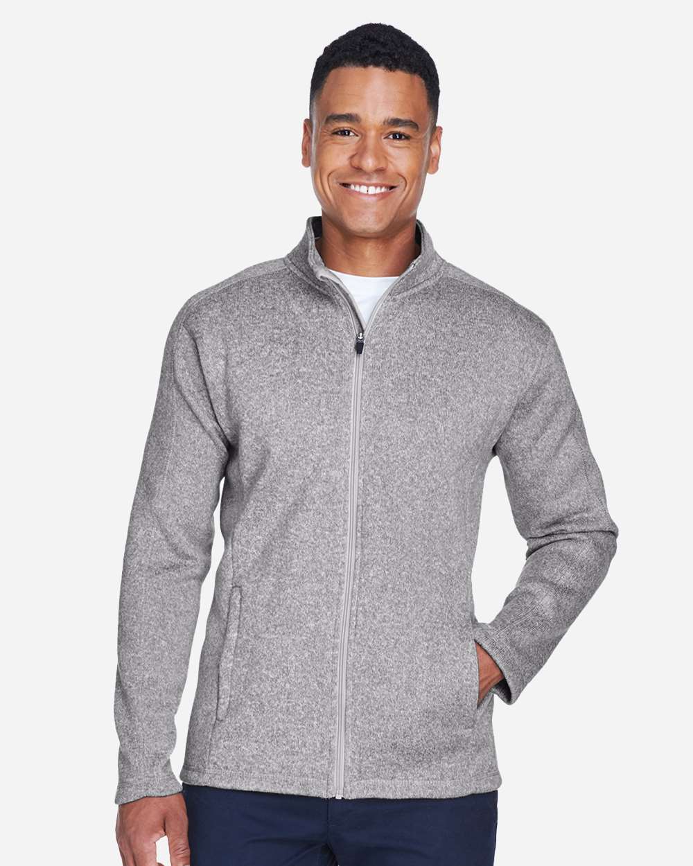 Men's Bristol Full-Zip Sweater Fleece Jacket – DG793