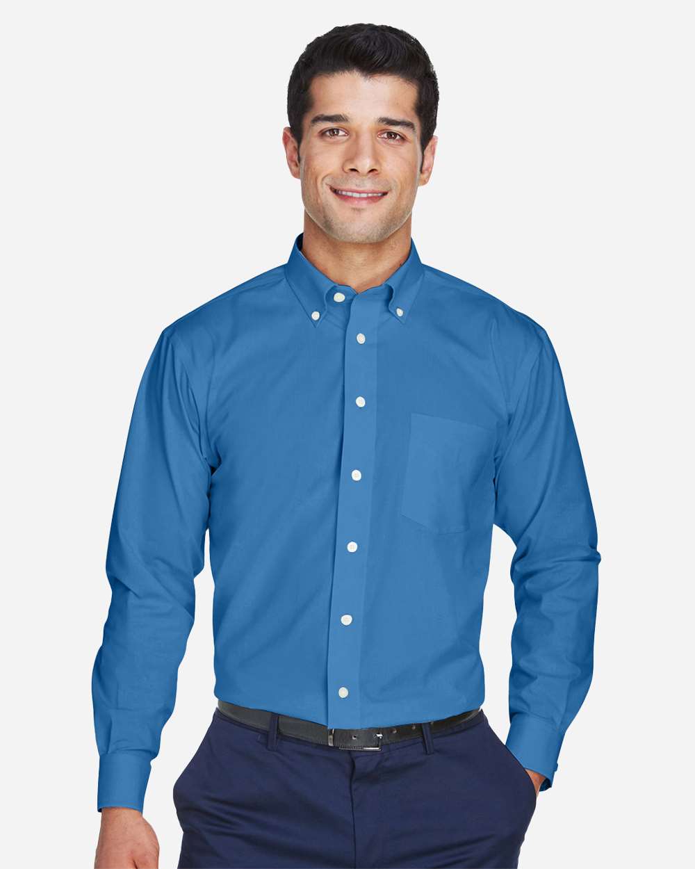 Men's Crown Collection® Oxford Woven Dress Shirt – D630