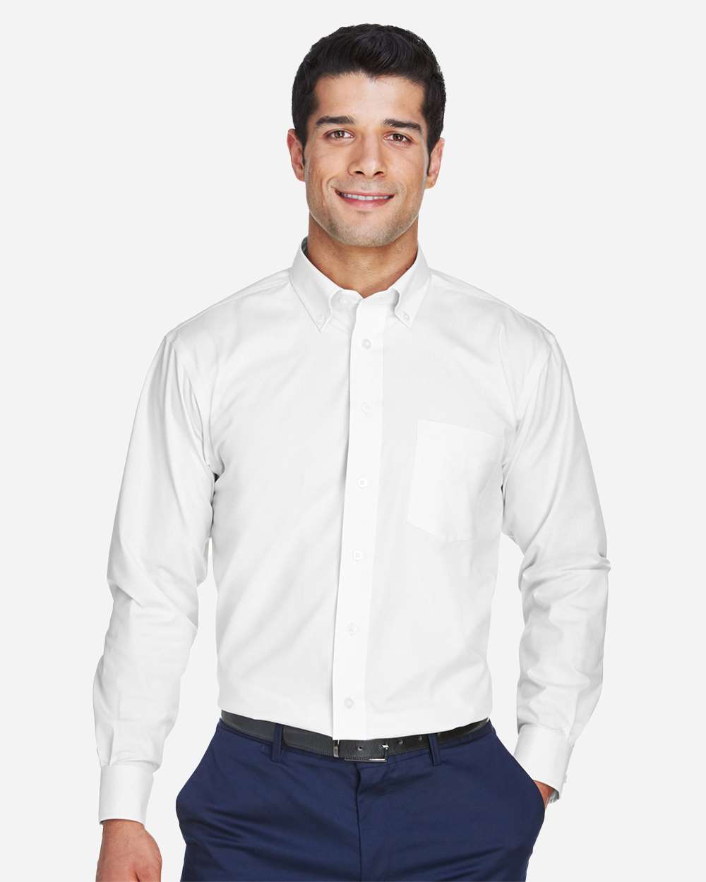 Men's Crown Collection® Oxford Woven Dress Shirt – D630