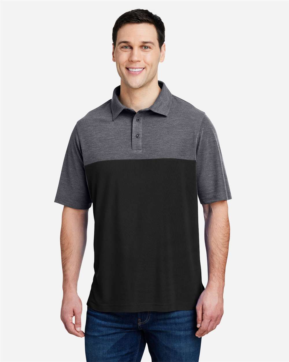Men's Fusion ChromaSoft™ Colorblock Polo – CE112C