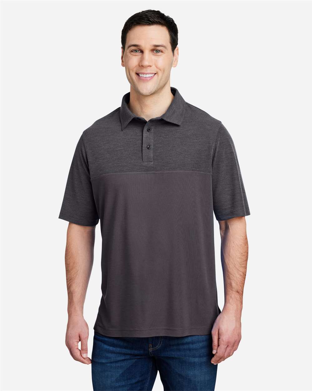 Men's Fusion ChromaSoft™ Colorblock Polo – CE112C
